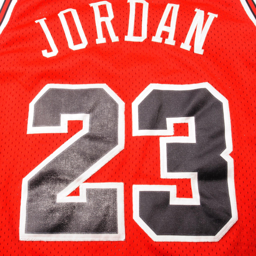 Vtg 90s Chicago Bulls Michael Jordan #23 Nike Team Stitch Jersey XL Length  +2