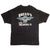 Vintage Harley Davidson One With The Wind Hanes Beefy-T Tee Shirt 1996 Size Large Made In USA With Single Stitch Sleeves.