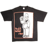 Vintage The Simpsons Homer The Godfather Of Donut Tee Shirt Size X-Large.