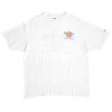 Vintage Hard Rock Cafe North Shore Hawaii World Cup Of Surfing Hanes Beefy-T Tee Shirt 1990s Size Large Made In USA With Single Stitch Sleeves.