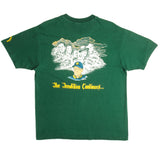 Vintage Notre Dame Football The Tradition Continues... Alumni Association Hanes Heavy Weight Tee Shirt 1990s Size X-Large Made In USA With Single Stitch Sleeves.