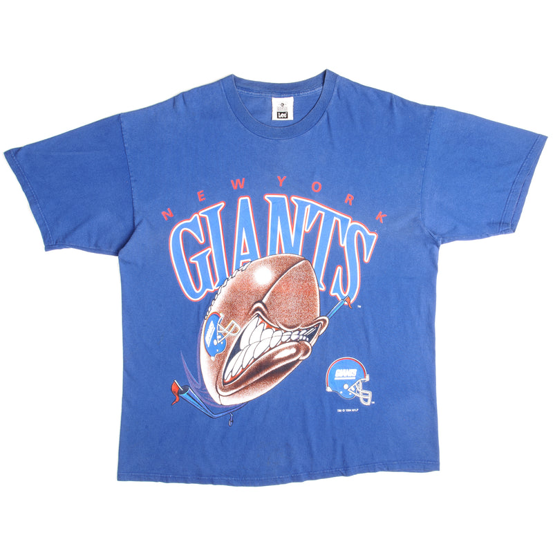Vintage National Football League New York Giants Lee Tee Shirt 1994 Size X-Large Made In USA.