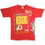 Vintage National Football League Washington Redskins Tee Shirt 1992 Size Medium Made In USA With Single Stitch Sleeves.