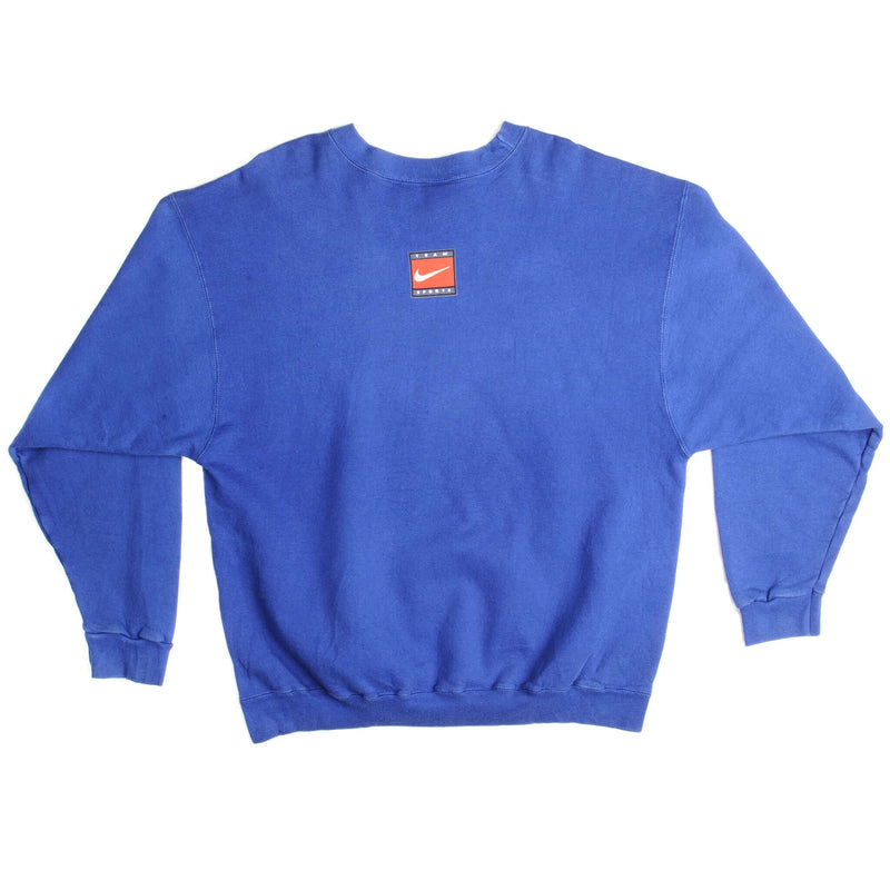 Vintage Nike Team The Gators Football Of The University Of Florida Sweatshirt Early 1990s Size Large Made In USA.