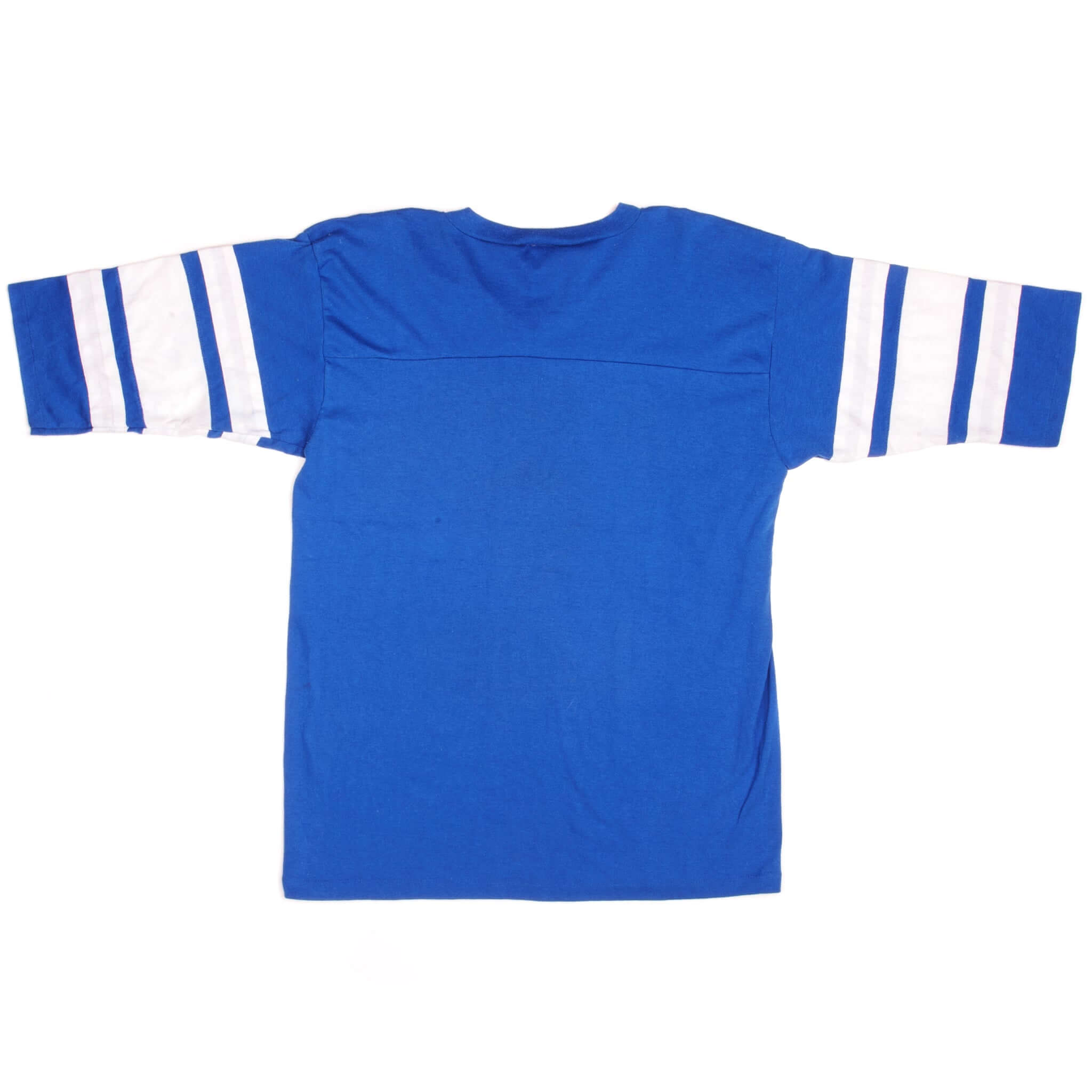 Vintage NFL Los Angeles Rams Logo 7 Tee Shirt 1980s Size Medium Made In USA With Single Stitch Sleeves.