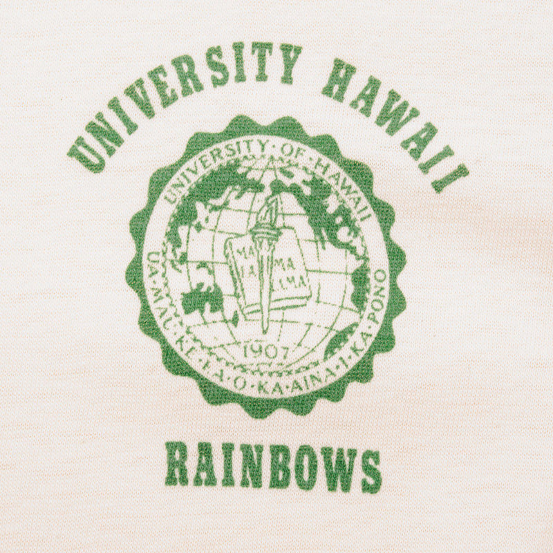VINTAGE UNIVERSITY OF HAWAII TEE SHIRT SIZE XS MADE IN USA