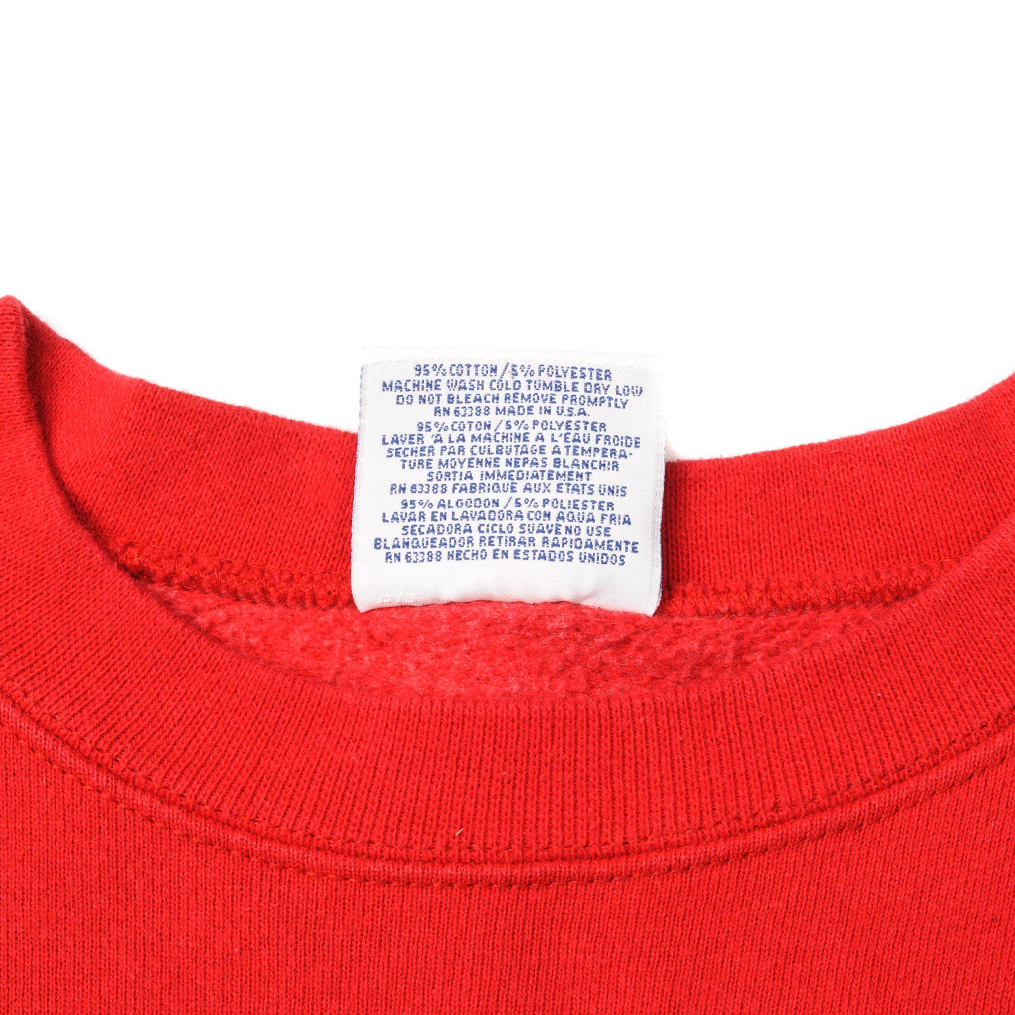 Sweatshirt NBA Red size L International in Cotton - 30790219
