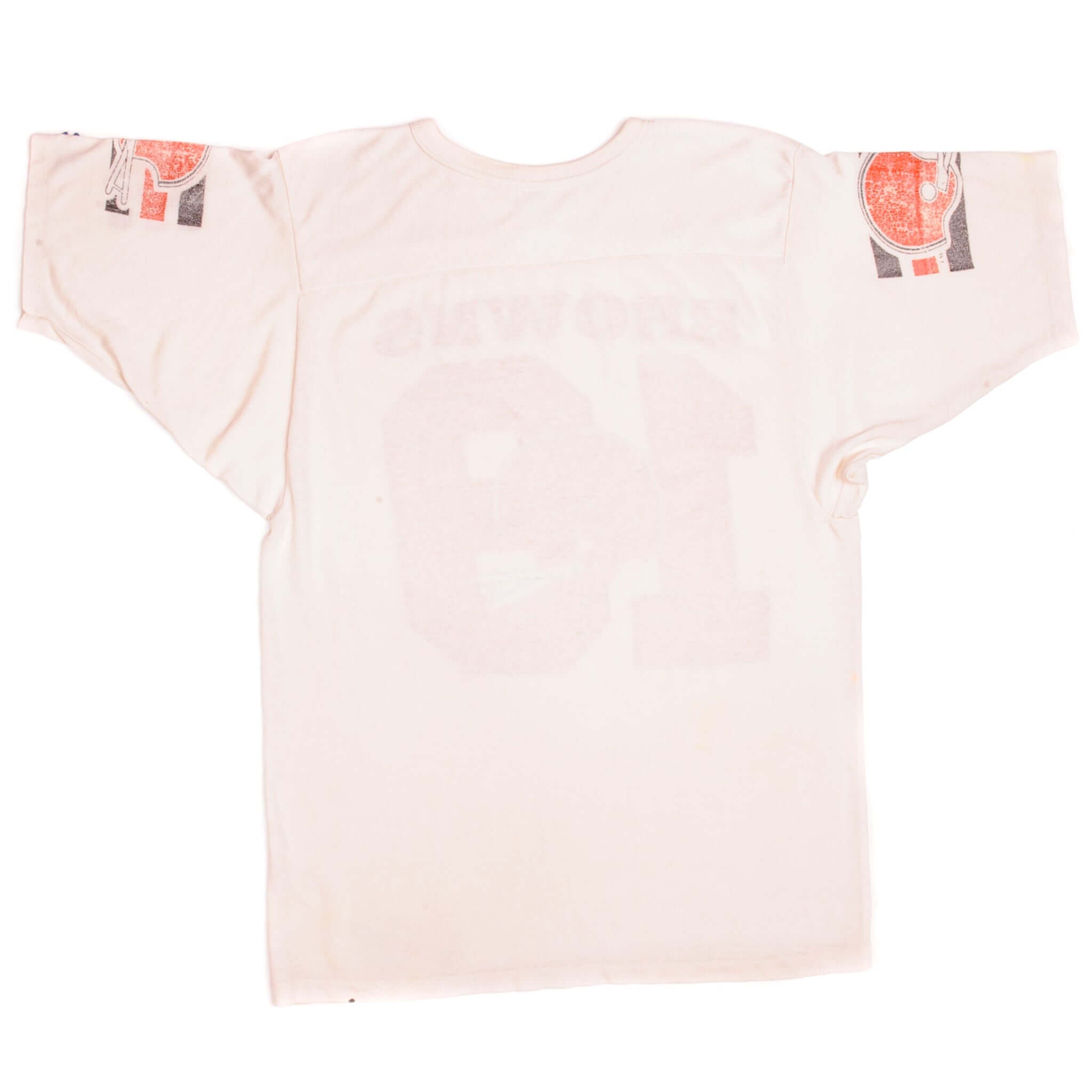 Vintage Champion NFL Browns Tee Shirt Early 1980s-1990s Size Medium Made In USA With Single Stitch Sleeves.