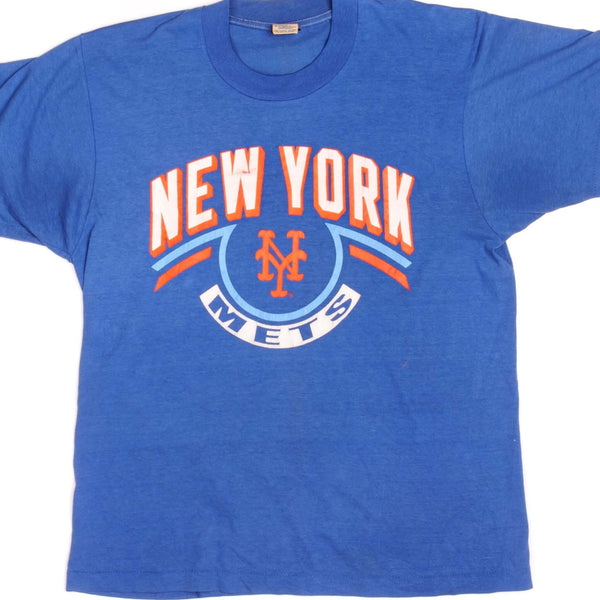 VINTAGE CHAMPION MLB NEW YORK METS TEE SHIRT EARLY 1980s SIZE MEDIUM M –  Vintage rare usa