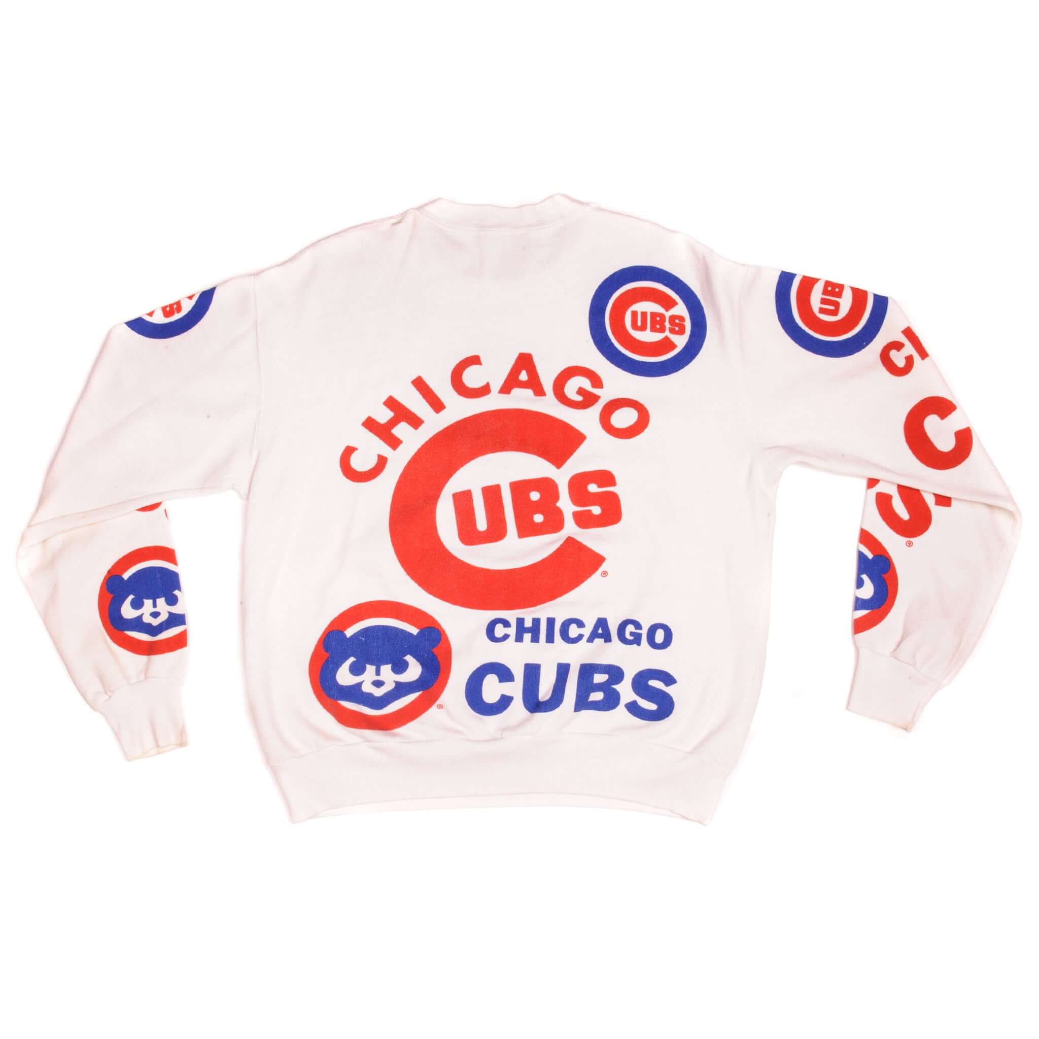 Vintage Major League Baseball Chicago Cubs Majestic Athletic Sweatshirt Size Large Made In USA.