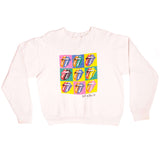 Vintage Rolling Stones Fruit Of The Loom Sweatshirt 1989 Size Large Made In USA.