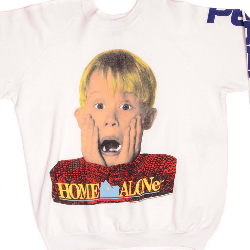 VINTAGE MOVIE HOME ALONE DANIEL STERN PEPSI SWEATSHIRT 1991 SIZE XL MADE IN USA