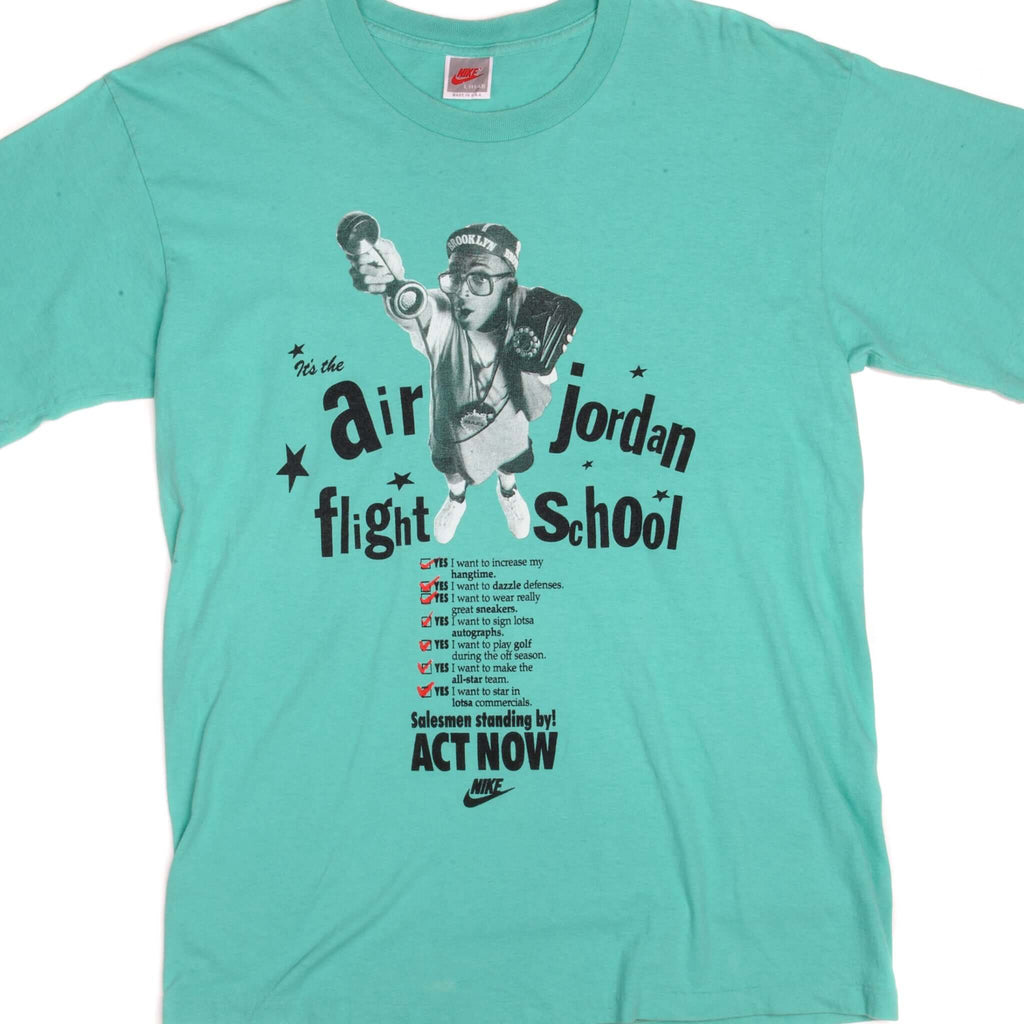 VINTAGE NIKE TEE SHIRT JORDAN SPIKE LEE 1990's SIZE LARGE MADE IN USA