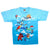 Vintage Tie-Dye The Grateful Dead Liquid Blue Tee Shirt 2000 Size Medium Made In USA With Single Stitch Sleeves.