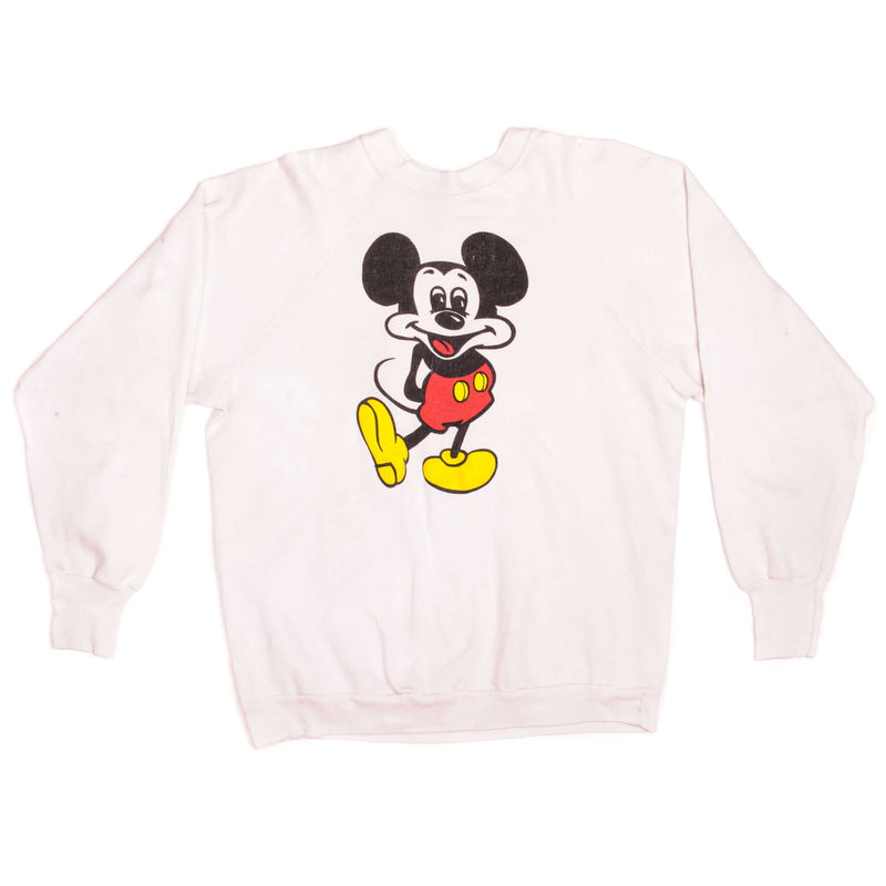 Vintage Disney Mickey Sweatshirt 1980s Size XLarge Made In USA.