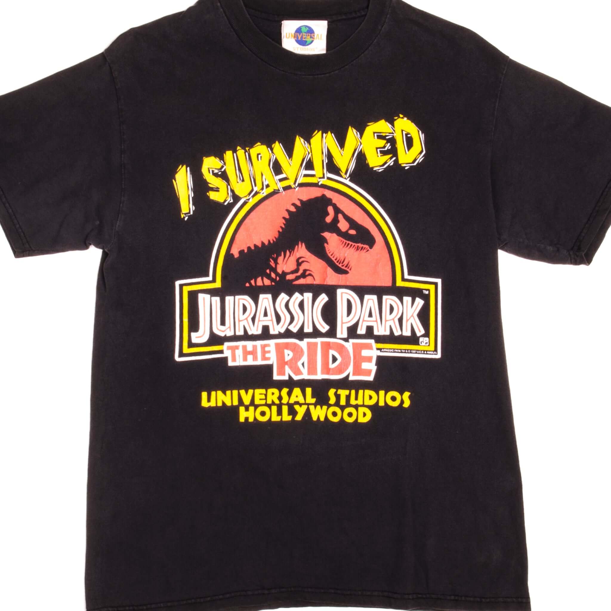 VINTAGE UNIVERSAL STUDIOS JURASSIC PARK TEE SHIRT 1997 SIZE MEDIUM MADE IN USA
