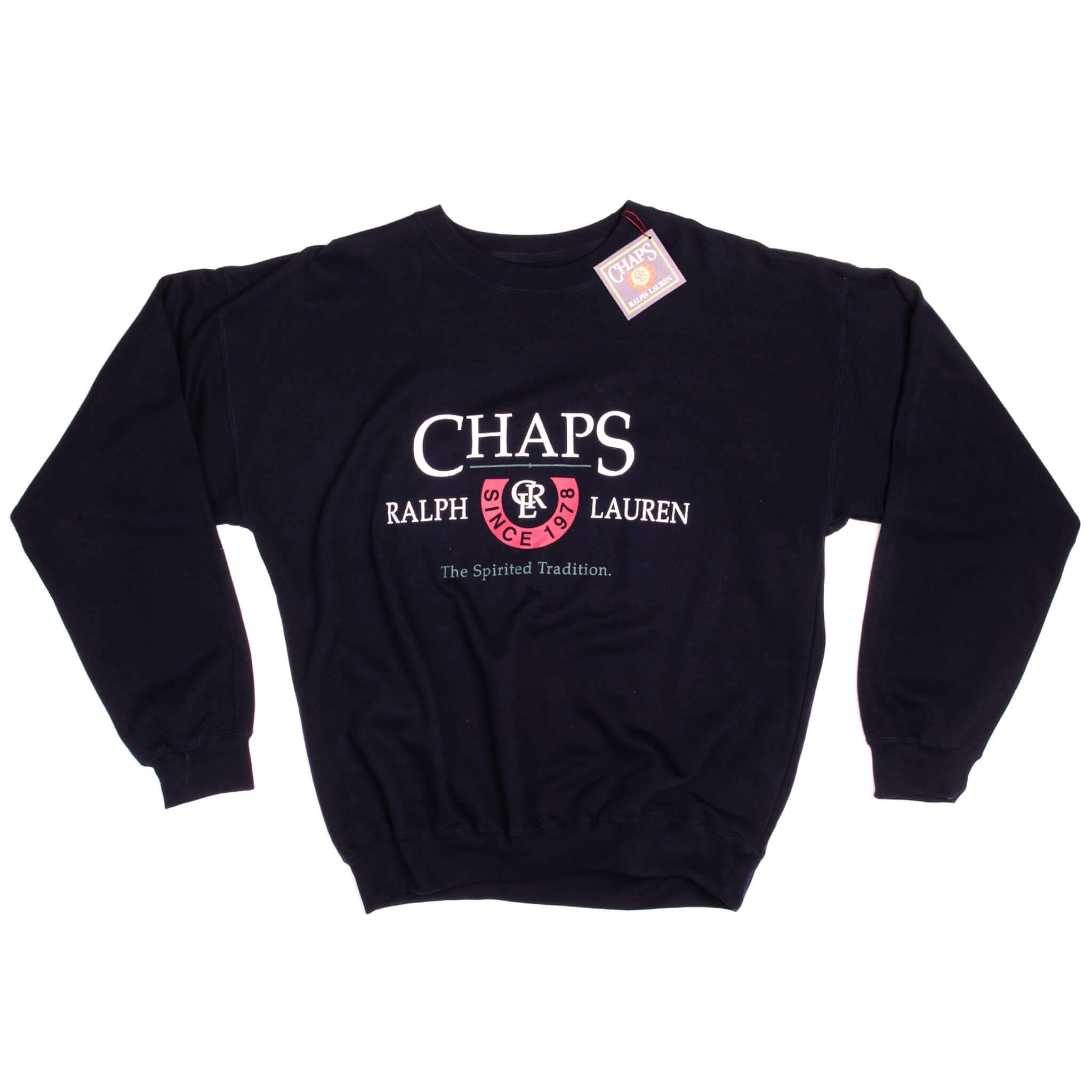 Vintage Chaps Ralph Lauren Sweatshirt Size Large Made In USA Dead-Stock With Tag.