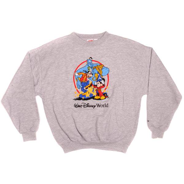 Vintage Walt Disney World Mickey Inc. Sweatshirt 1990s Size Large.