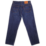 Beautiful Indigo Levis 501xx Jeans 1988-1993 Made in USA with a very nice dark blue wash.  Size 33x28.5  Back Button 553