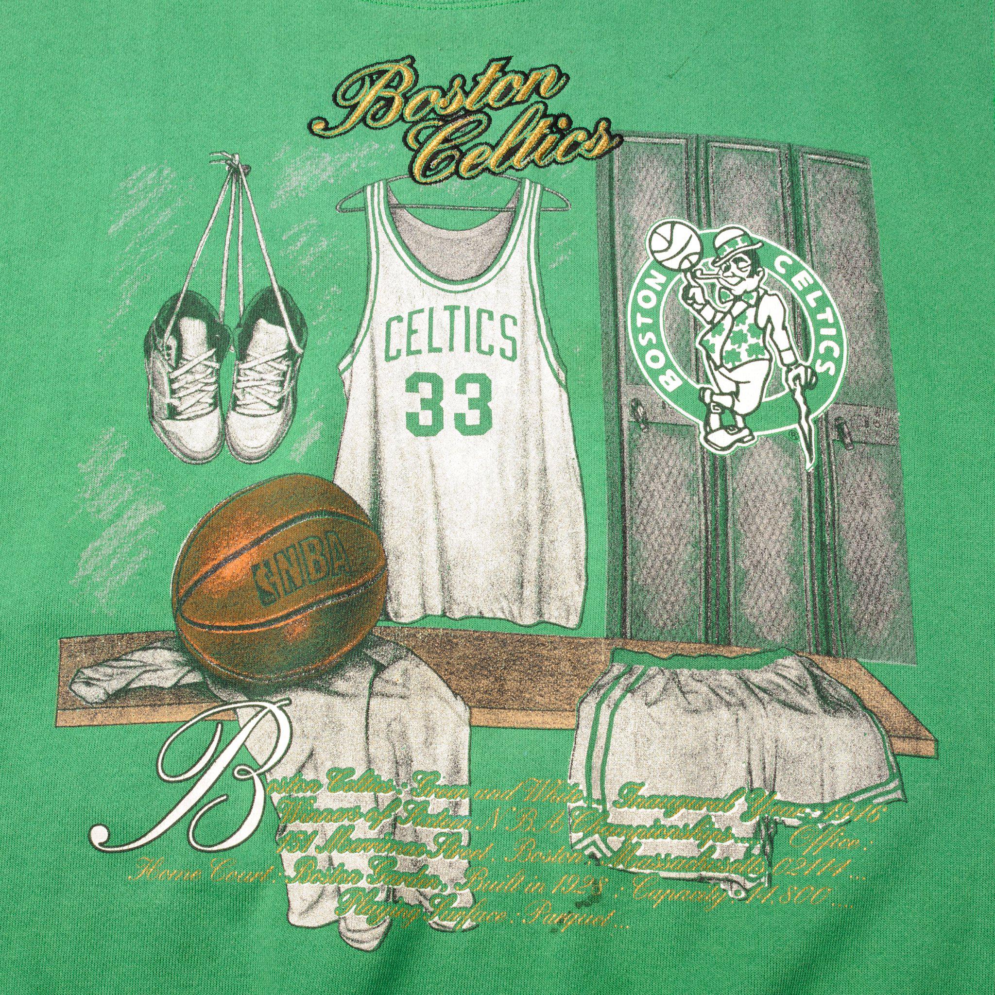 Boston Celtics 90's Kente Team Letter Hoodie