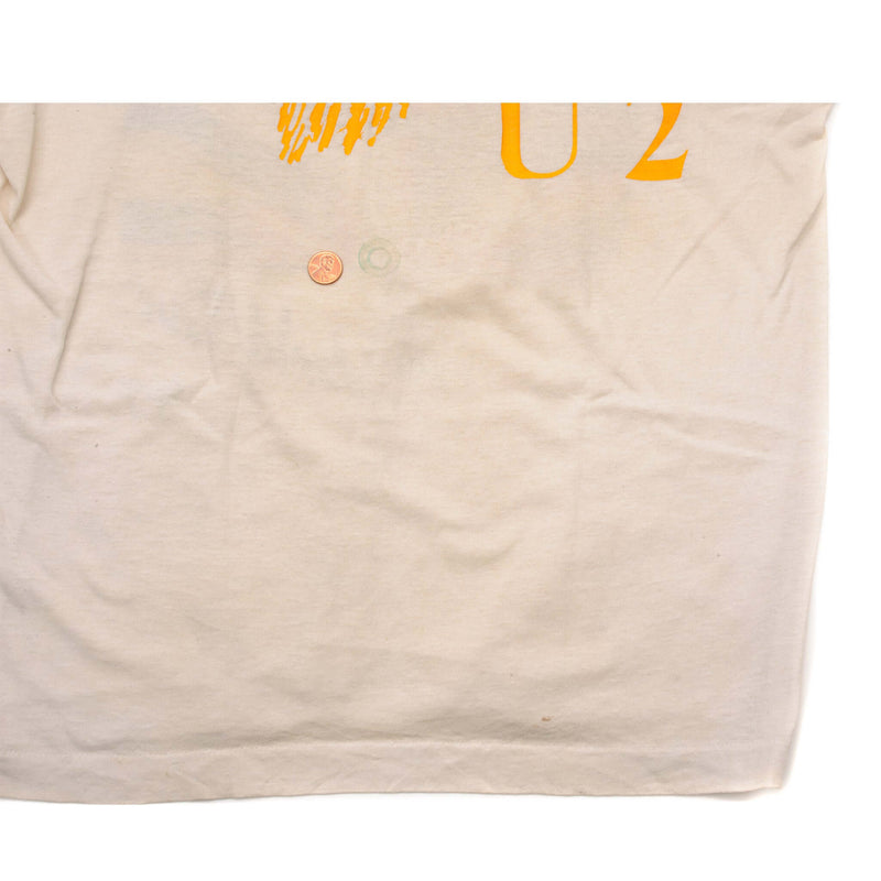 VINTAGE U2 THE JOSHUA TREE WORLD TOUR 87 TEE SHIRT SIZE MEDIUM MADE IN USA