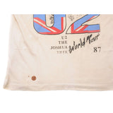 VINTAGE U2 THE JOSHUA TREE WORLD TOUR 87 TEE SHIRT SIZE MEDIUM MADE IN USA