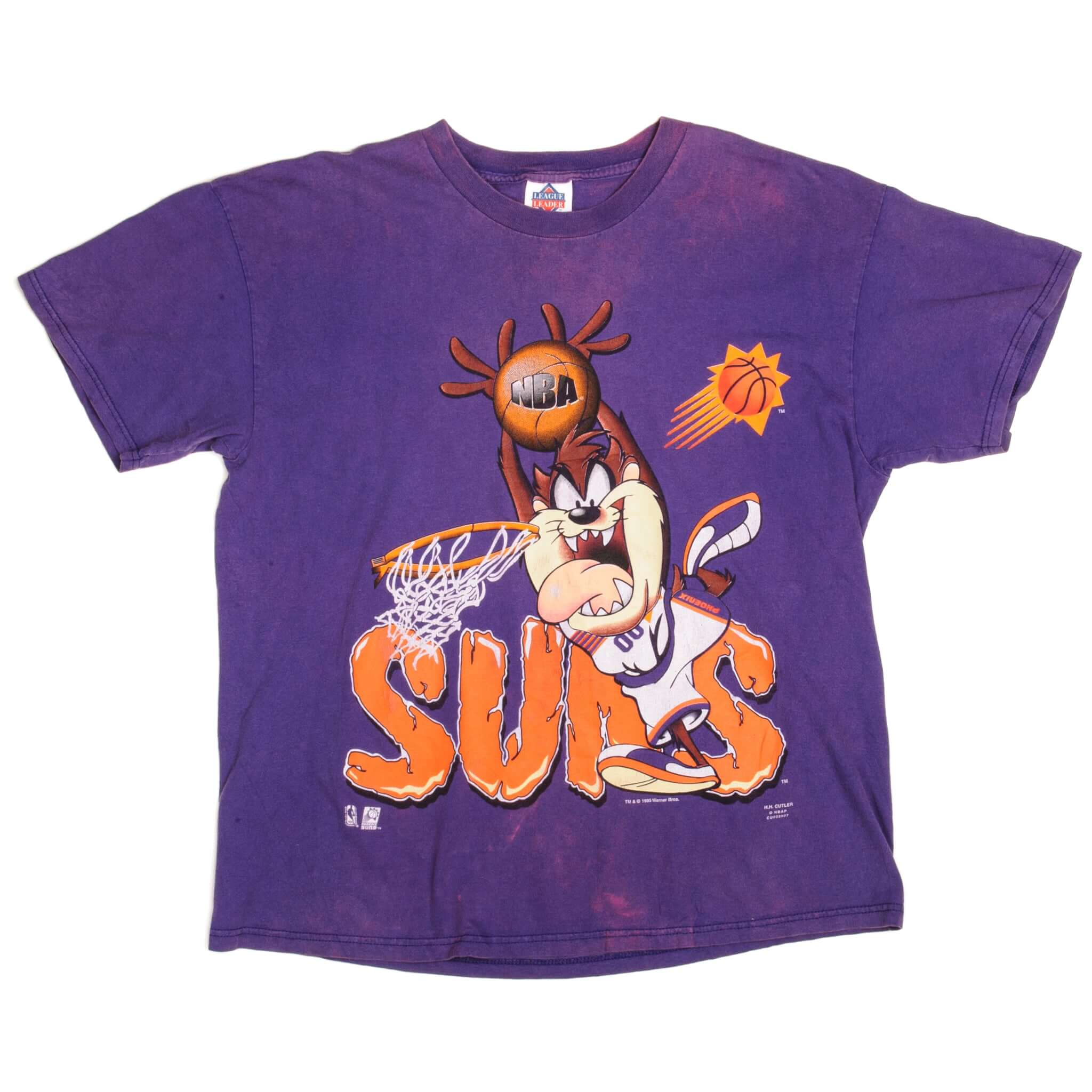 Vintage 90s Phoenix Suns Looney Tunes White Men T-shirt - iTeeUS