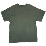 Vintage Nike Green Tee Shirt Late 1990S With A Small N And Swoosh Embroidered Size XL Made In USA.