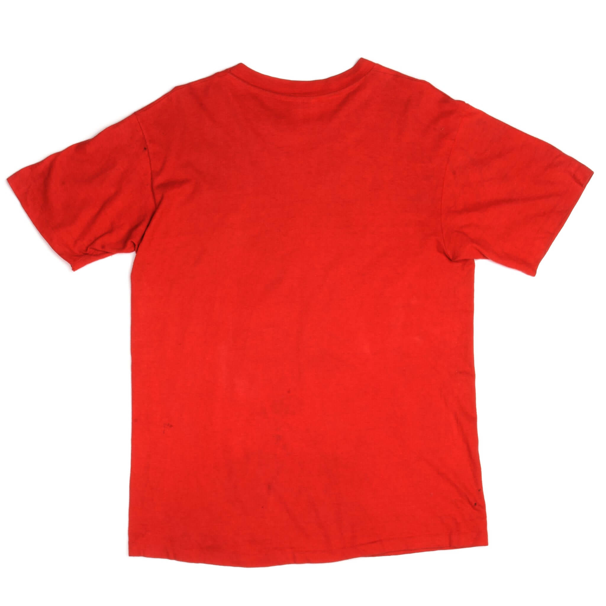 Vintage Raisin Hell In Caruthers Hanes Beefy-T Tee Shirt 1980s Size Large Made In USA With Single Stitch Sleeves.