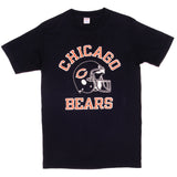 Vintage Champion NFL Chicago Bears Doug Flutie Tee Shirt Early 1980S-1990 Size Medium Made In USA With Single Stitch Sleeves.