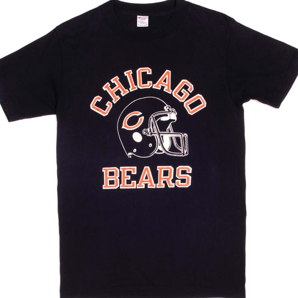 VINTAGE CHAMPION NFL CHICAGO BEARS FLUTIE TEE SHIRT 1980S MEDIUM MADE IN USA