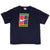 Vintage Nike Big Swoosh Blue Tee Shirt Late 1990S Size Large Made In USA