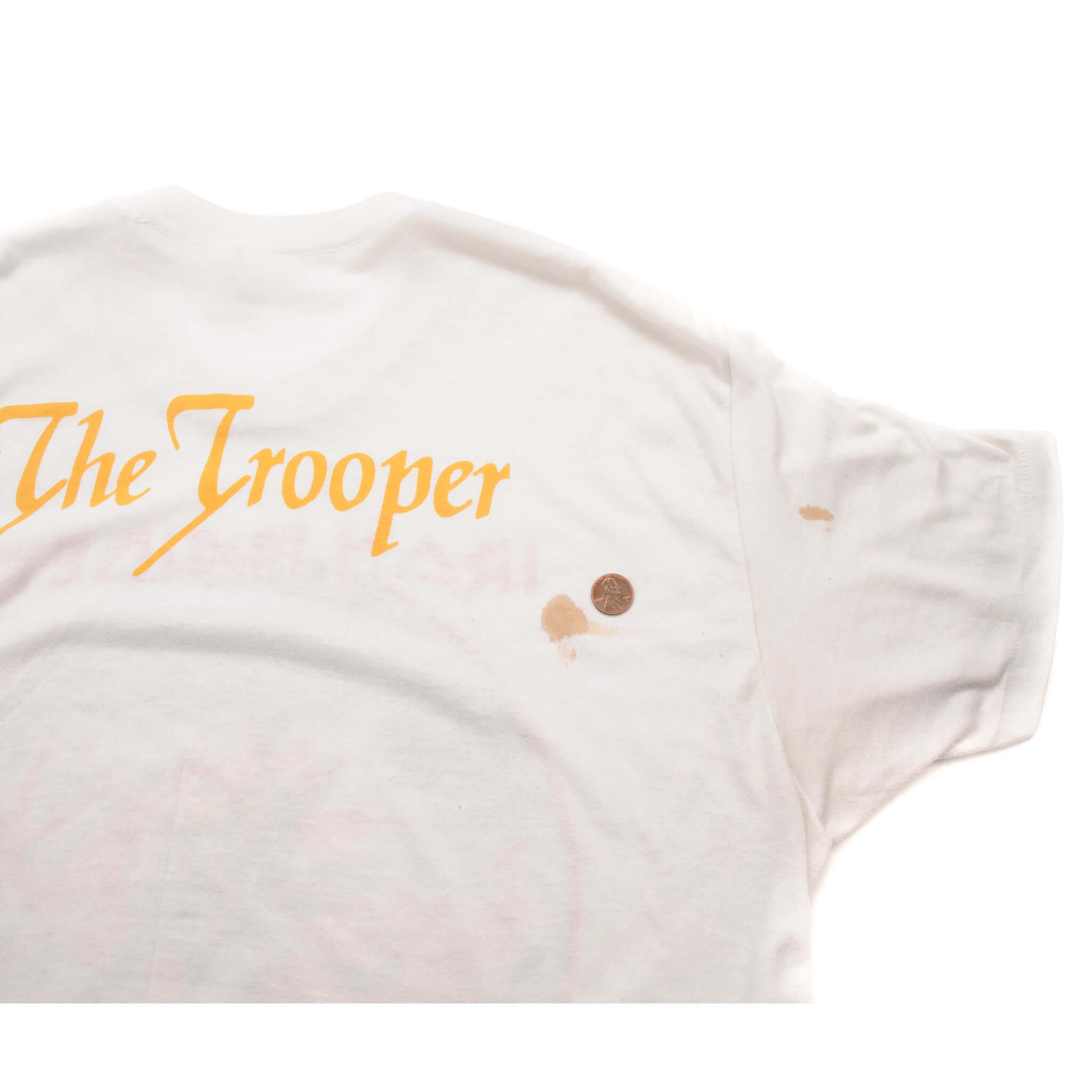 VINTAGE IRON MAIDEN TEE SHIRT THE TROOPER 1983 SIZE MEDIUM