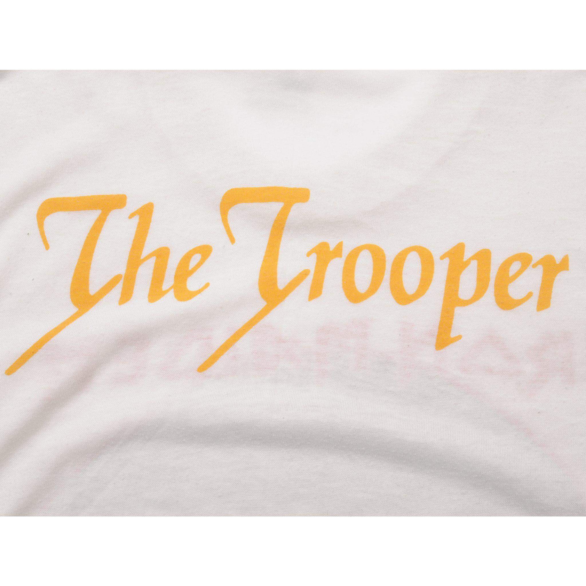 VINTAGE IRON MAIDEN TEE SHIRT THE TROOPER 1983 SIZE MEDIUM