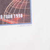 VINTAGE ERIC CLAPTON TEE SHIRT WORLD TOUR 1998  SIZE XL