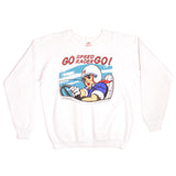 Vintage Speed Racer Mach GoGoGo Fruit Of The Loom Sweatshirt 1990s Size XL Made In USA.