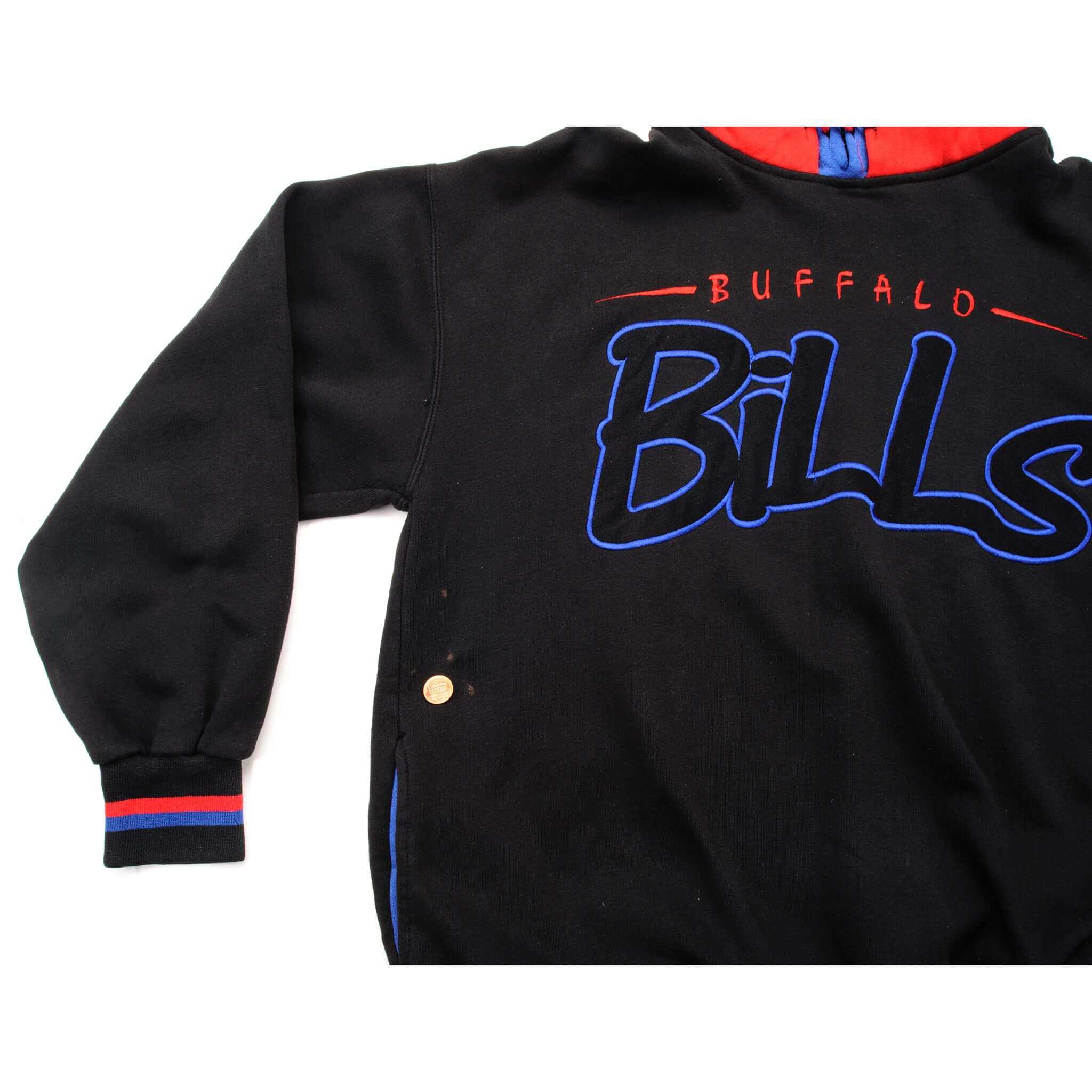 VINTAGE STARTER NFL BUFFALO BILLS HOODIE SWEATSHIRT SIZE LARGE