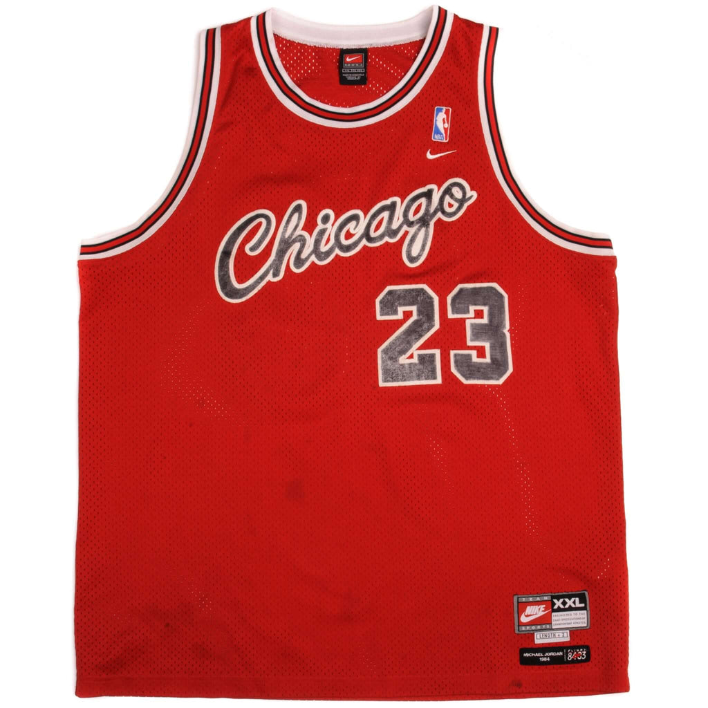 Vintage Nike Team NBA Chicago Bulls Michael Jordan #23 Jersey Size 2XL.