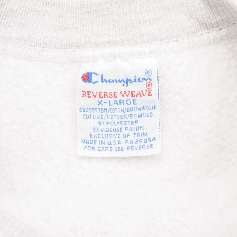 VINTAGE CHAMPION REVERSE WEAVE NORTHEASTERN UNIVERSITY SWEATSHIRT 1990-MID 1990'S SIZE LARGE MADE IN USA