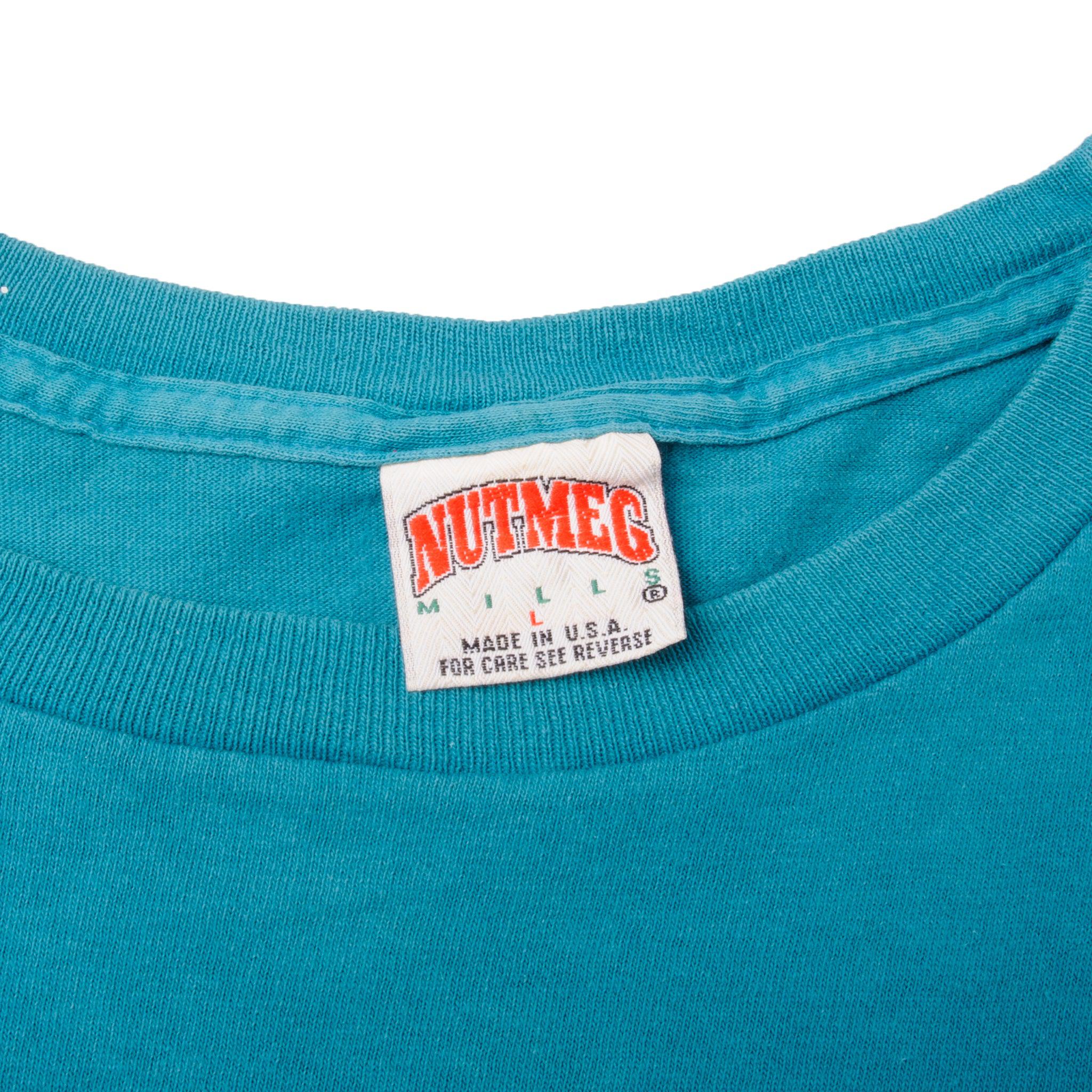 90's San Jose Sharks Nutmeg NHL T Shirt Size Large/XL – Rare VNTG