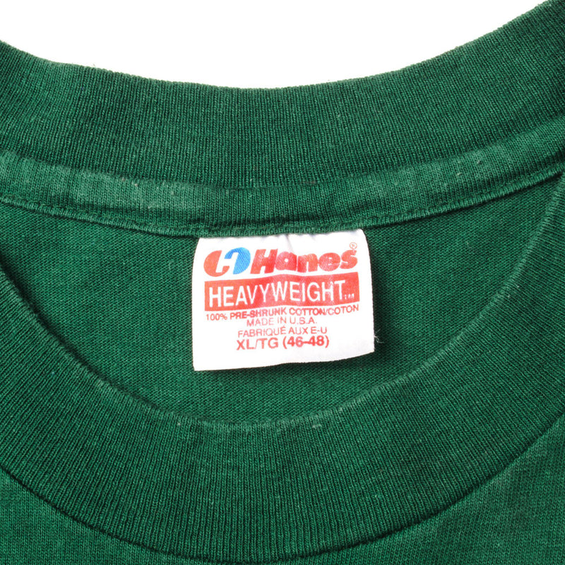 Hanes Heavy Weight Vintage Label Tag 1990s 90s