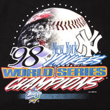 VINTAGE MLB NEW YORK YANKEES TEE SHIRT 1998 SIZE LARGE