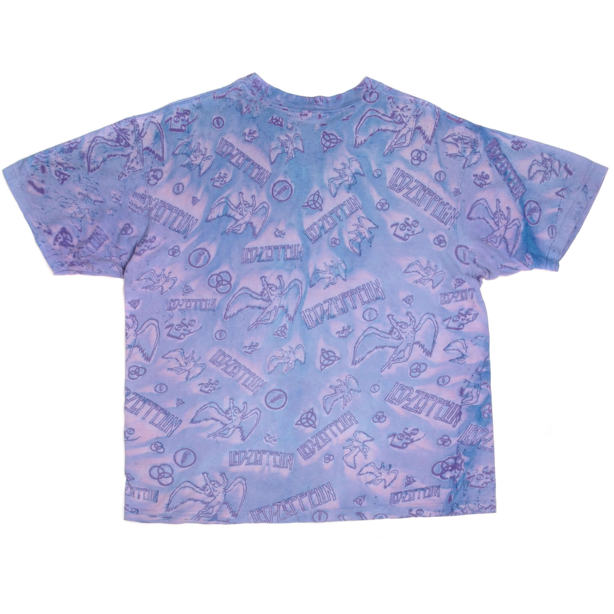 Vintage All Over Print Led Zeppelin Tee Shirt Size XLarge.