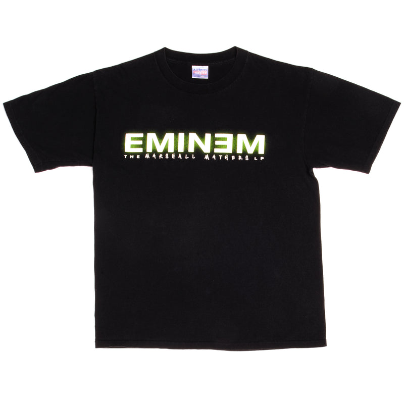 Vintage Eminem The Marshall Mathers LP Remember Me ? All Sport Events Tee Shirt 2000 Size Large With Single Stitch Sleeves.