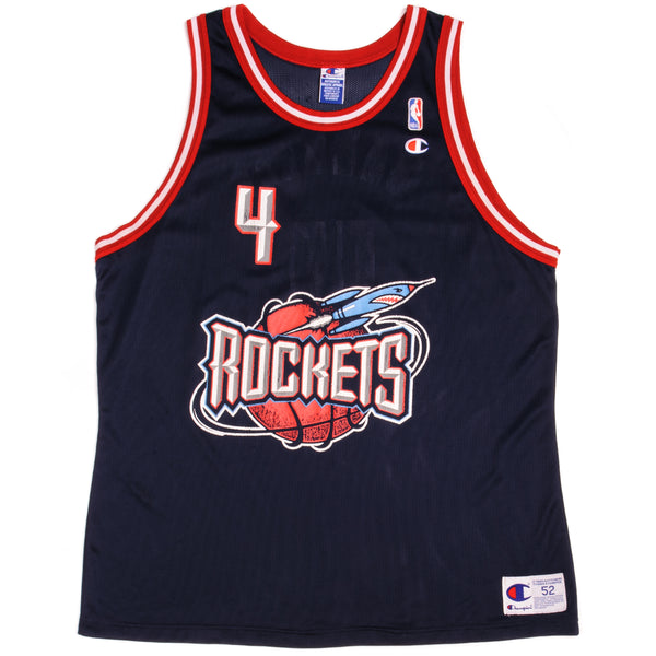 Vintage Champion NBA Houston Rockets Charles Barkley #4 Jersey 1996-2000 Size 52.
