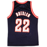 Vintage Champion NBA Houston Rockets Clyde Drexler #22 Jersey 1994-1998 Size 44.
