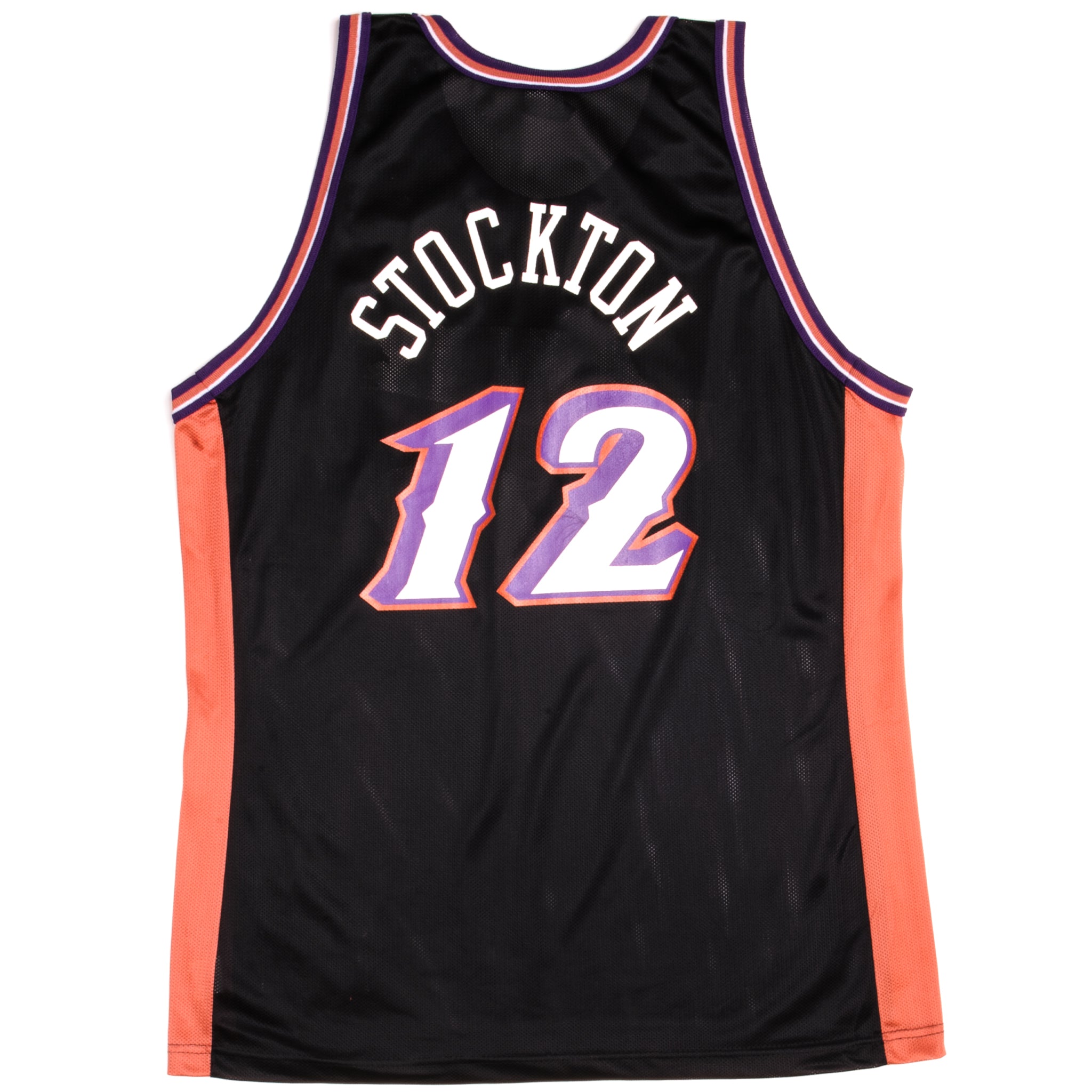Vintage Purple Utah Jazz John Stockton Champion Jersey Sz. Youth XL