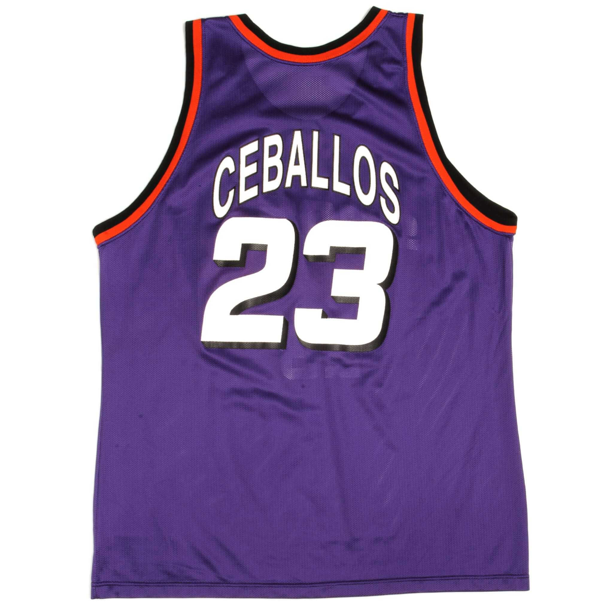 Vintage Champion NBA Phoenix Suns Cedric Ceballos #23 Jersey 1990-1994 Size 48 Made In USA.