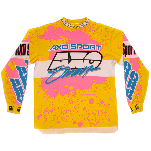 Vintage Motocross AXO Sport Long Sleeves Tee Shirt 1991 Size Large.