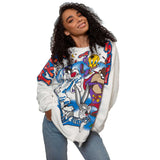 VINTAGE LOONEY TUNES TRICK OR TREAT SWEATSHIRT SIZE 2XL MADE IN USA